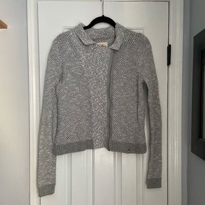 Hollister zip up sweater